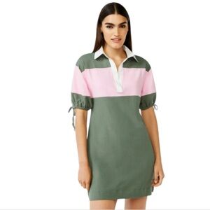 NWT Free Assembly Polo Dress with Ties